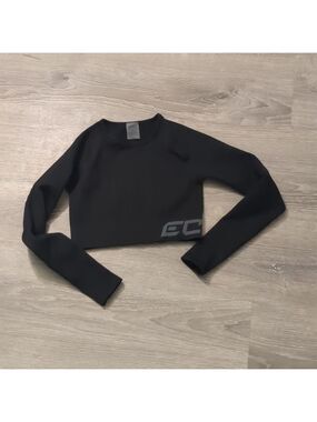 Echt arise long sleeve ribbed crop top size small